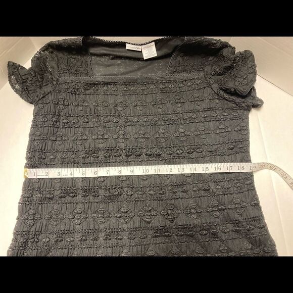 EAST‎ 5th, women’s lace top, black, XL, fully lined - Picture 4 of 8